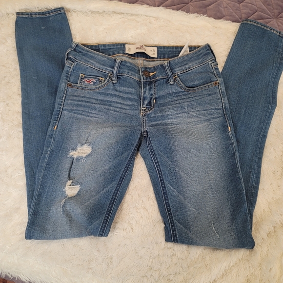 Hollister Denim - HOLLISTER Distressed Denim Jeans size 24